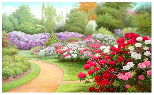tranh phong cảnh đẹp,tranh sơn dầu,tranh sơn thủy,phong canh hoa,tranh hoa ,tranh