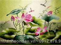 TRANH HOA SEN 039