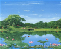 TRANH HOA SEN 054